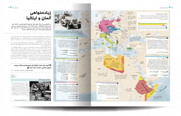 خرید کتاب اطلس جنگ جهانی ترجمه الهام شوشتری زاده نشر سایان - تصویر 5