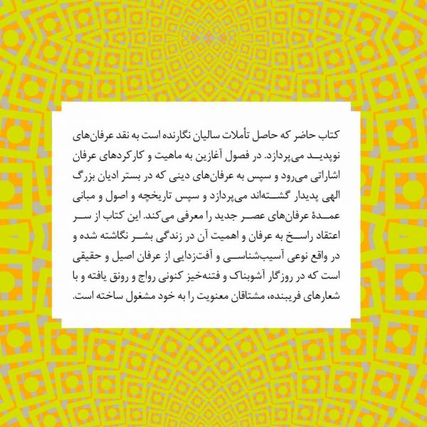 خرید کتاب عرفان عصر جدید اثر دکتر همایون همتی - تصویر 2