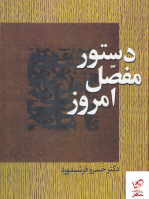 خرید کتاب دستور مفصل امروز دکتر خسرو فرشیدورد از نشر سخن