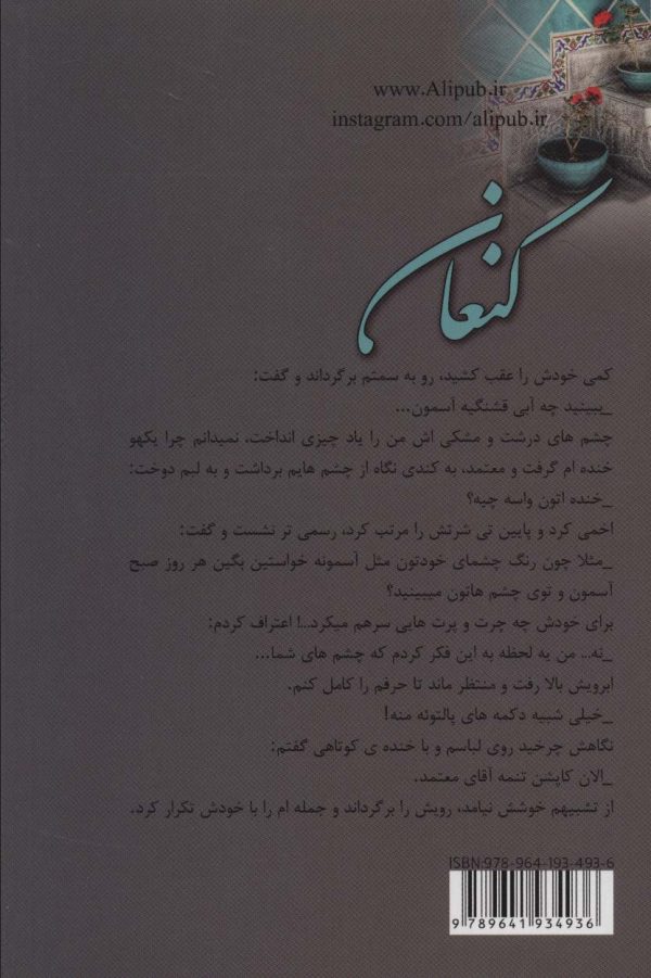 خرید کتاب رمان کنعان اثر دریا دلنواز نشر علی - تصویر 2
