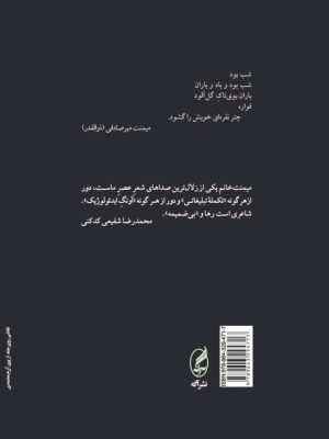 خرید کتاب فواره زیر باران (هفت دفت شعر) اثر میمنت میرصادقی نشر آگه