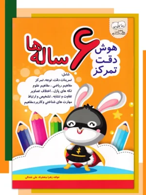 خرید کتاب هوش دقت تمرکز 6 ساله ها نشر دادجو