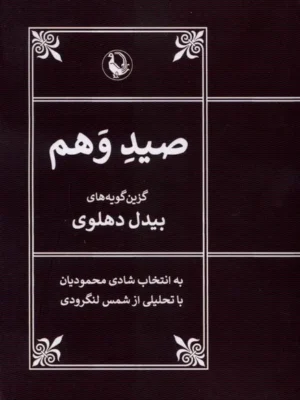 خرید کتاب صید وهم گزین گویه های بیدل دهلوی نشر مروارید